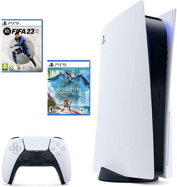 Sony PlayStation 5 (PS5) - FIFA 23 + Horizon Forbidden West Bundle